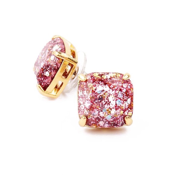 KATE SPADE • Pink Glitter & Glee Earrings - Picture 5 of 6